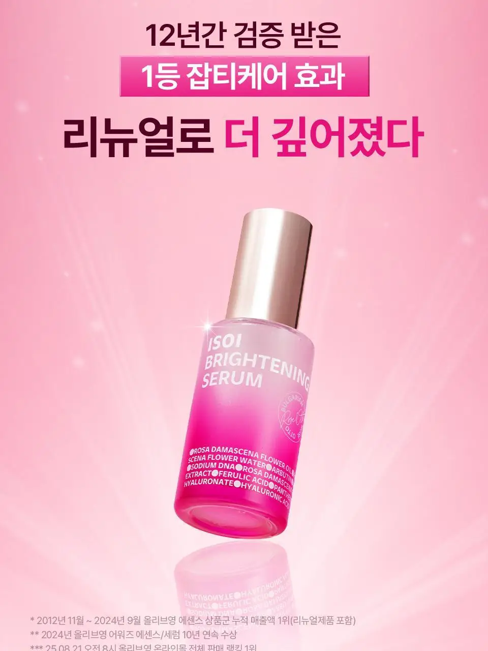 [잡티톤업/키짱PICK] 아이소이 브라이트닝 로즈PDRN 잡티세럼 20ml 기획 (+3ml) 상세페이지 2